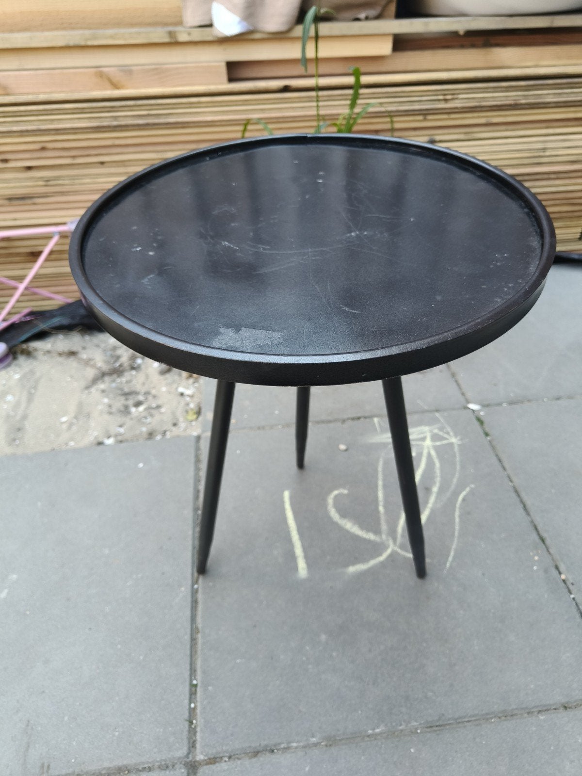 Gratis, Tuin en Terras, Tuintafels, Ophalen, Rond, Metaal