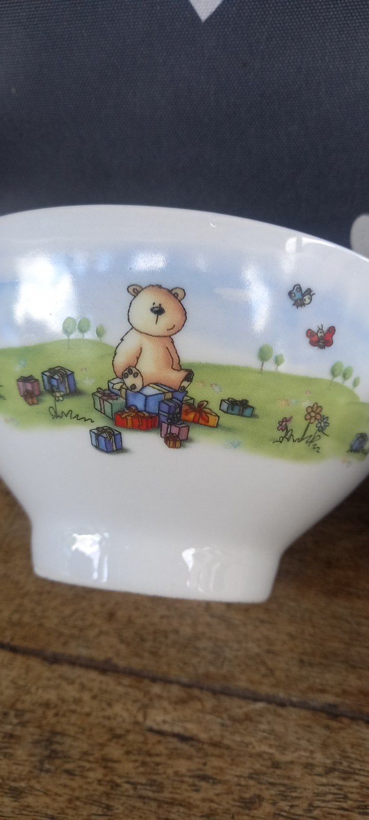 2 kommetjes JES Collection met muis en beer, Huis en Inrichting, Keuken | Servies, Gebruikt, Overige merken, Keramiek, Ophalen of Verzenden