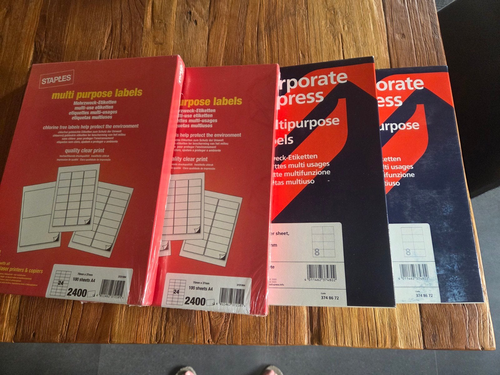 A4 Etiketten voor printers en kopieerapparaten, Ophalen of Verzenden, Nieuw
