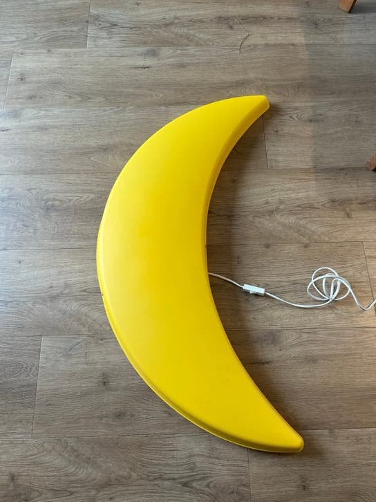 Vintage Ikea maanlamp XXL Smila Mane V9805 1990, Huis en Inrichting, Lampen | Wandlampen, Ophalen, Zo goed als nieuw