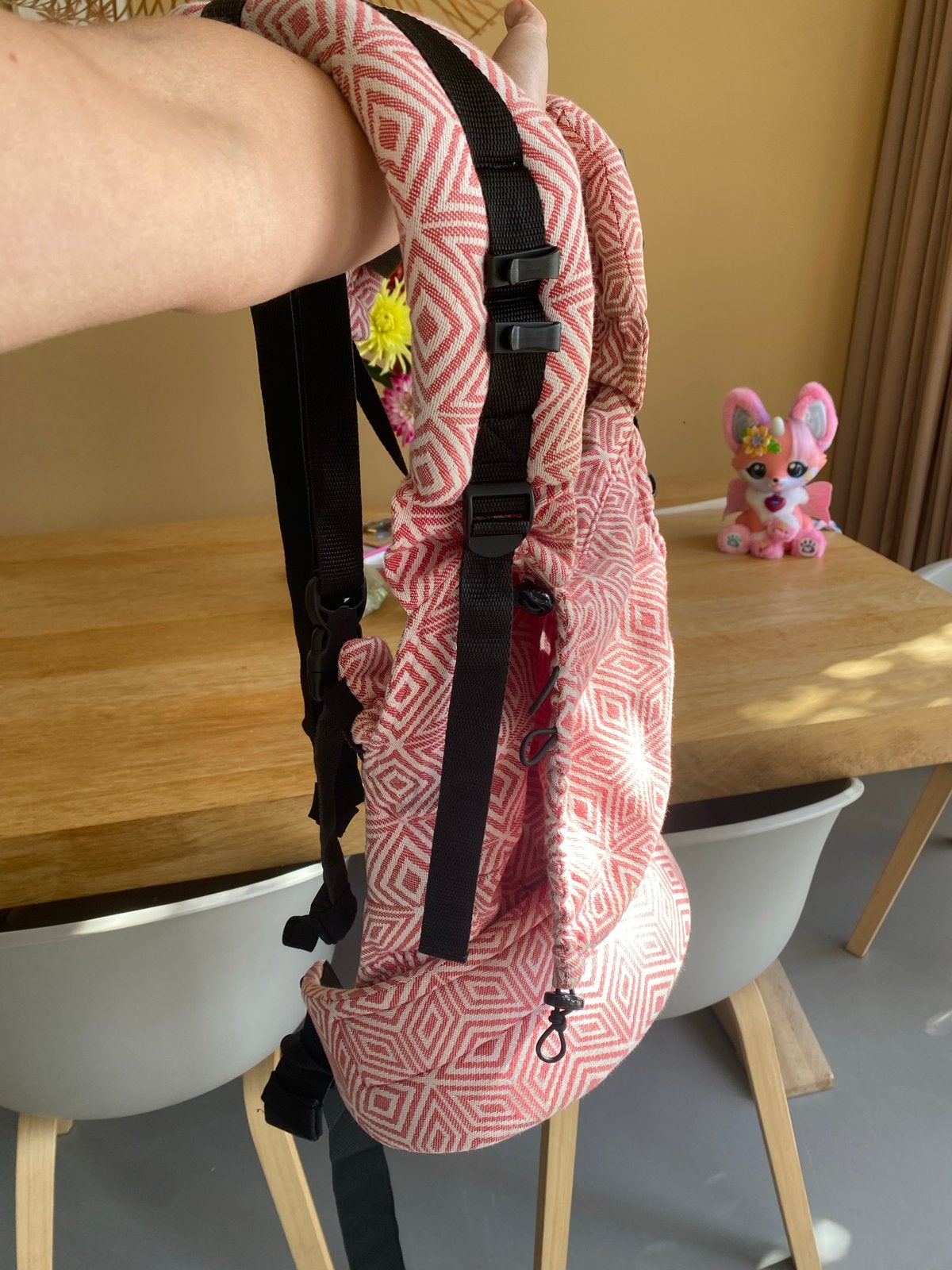 Little Frog verstelbare draagzak - Ergonomisch en comfortabe, Buik of Rug, Zo goed als nieuw, Draagzak, Ophalen