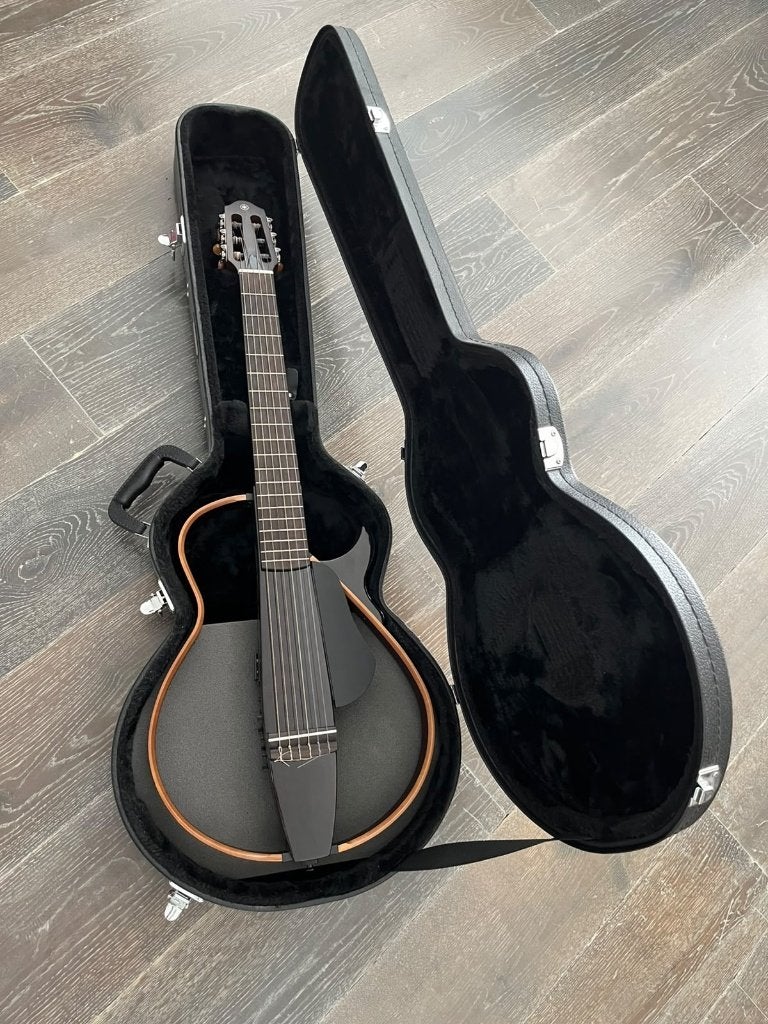 Yamaha SLG200N met verlaagde brug!, Ophalen, Gebruikt, Klassieke of Spaanse gitaar, Met koffer