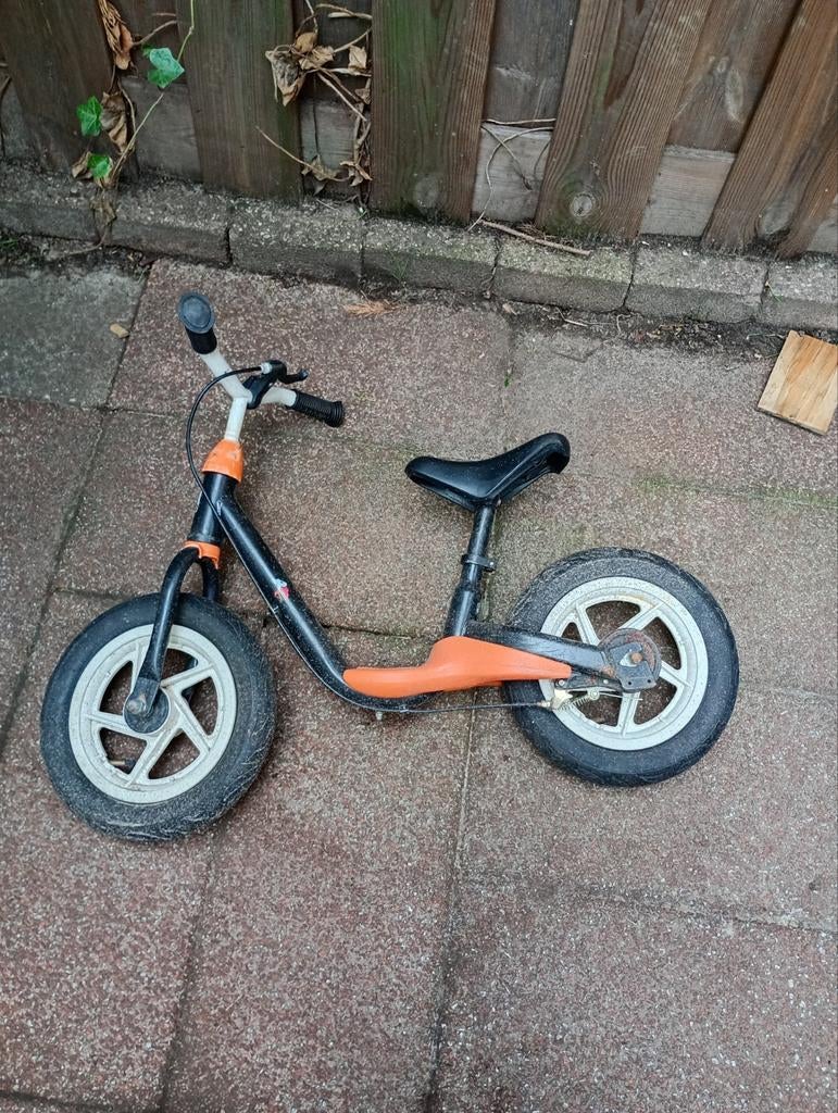 loopfiets - Zwart/Oranje, Ophalen, Gebruikt, Loopfiets