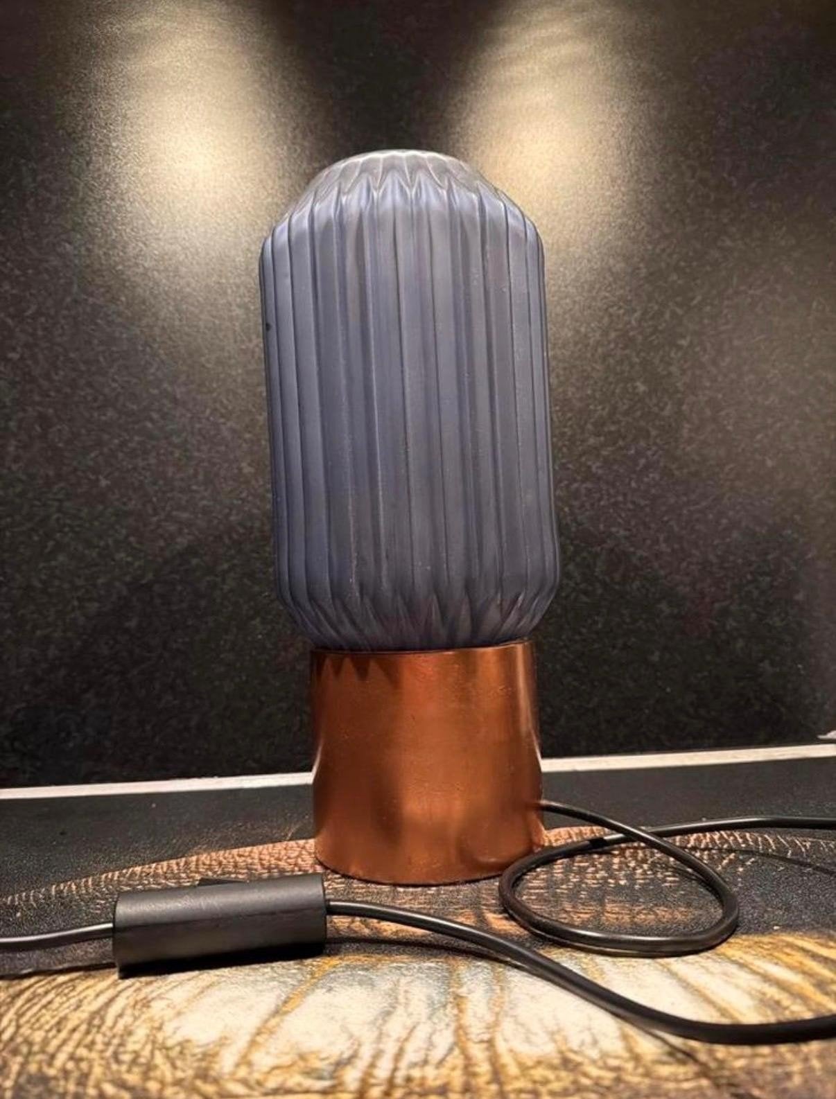 Handgemaakte Designer Tafellampjes - Uniek en Stijlvol, Huis en Inrichting, Ophalen of Verzenden, Zo goed als nieuw, Glas, Handgemaakt