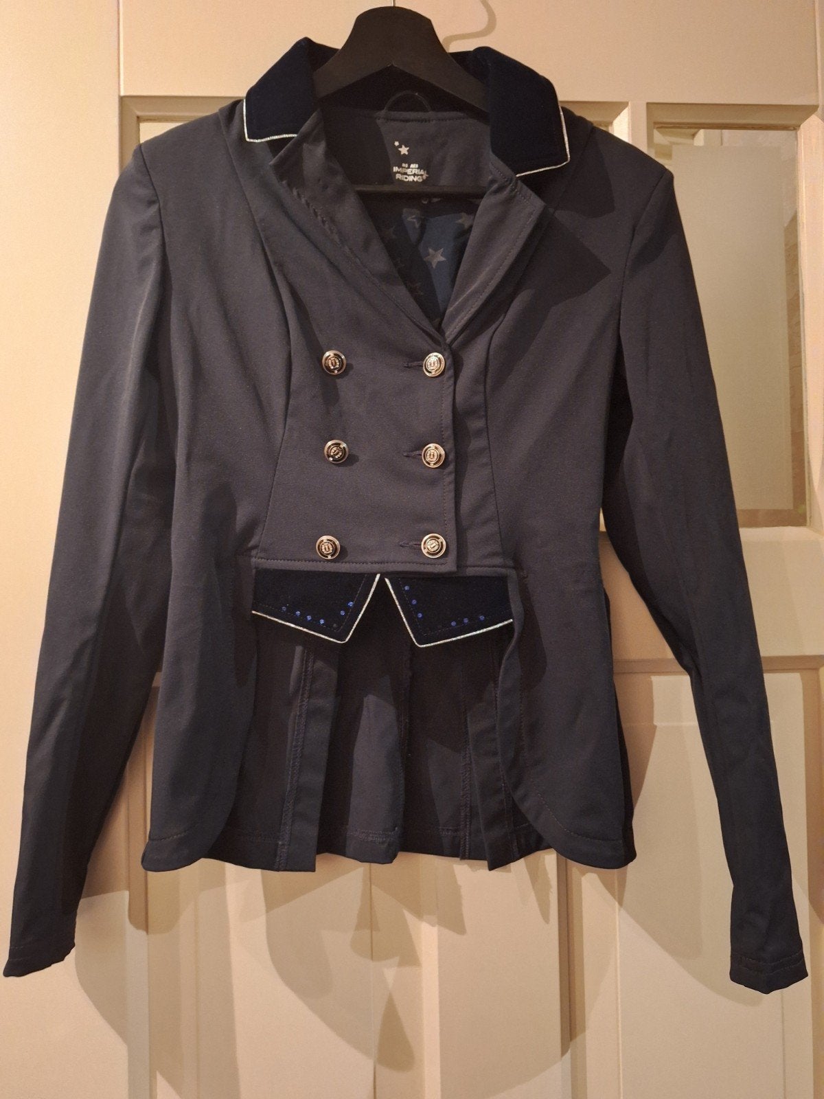 Wedstrijdjasje Imperial Riding maat 164, Blauw, Sierdetails, Kinderen, Dressuur