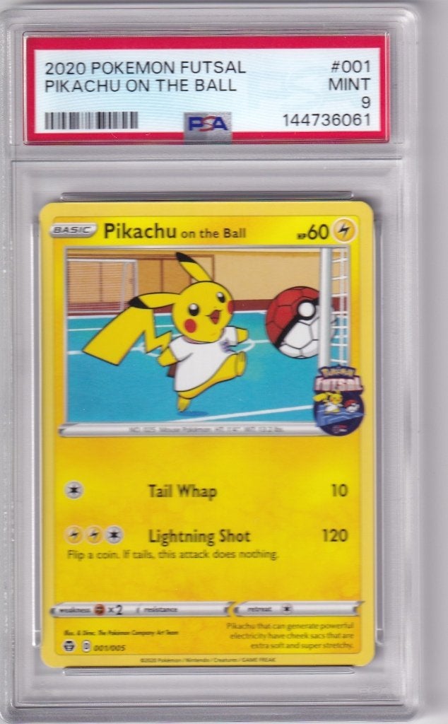 Pikachu on the Ball (1/5) PSA 9, Verzenden, Nieuw, Losse kaart