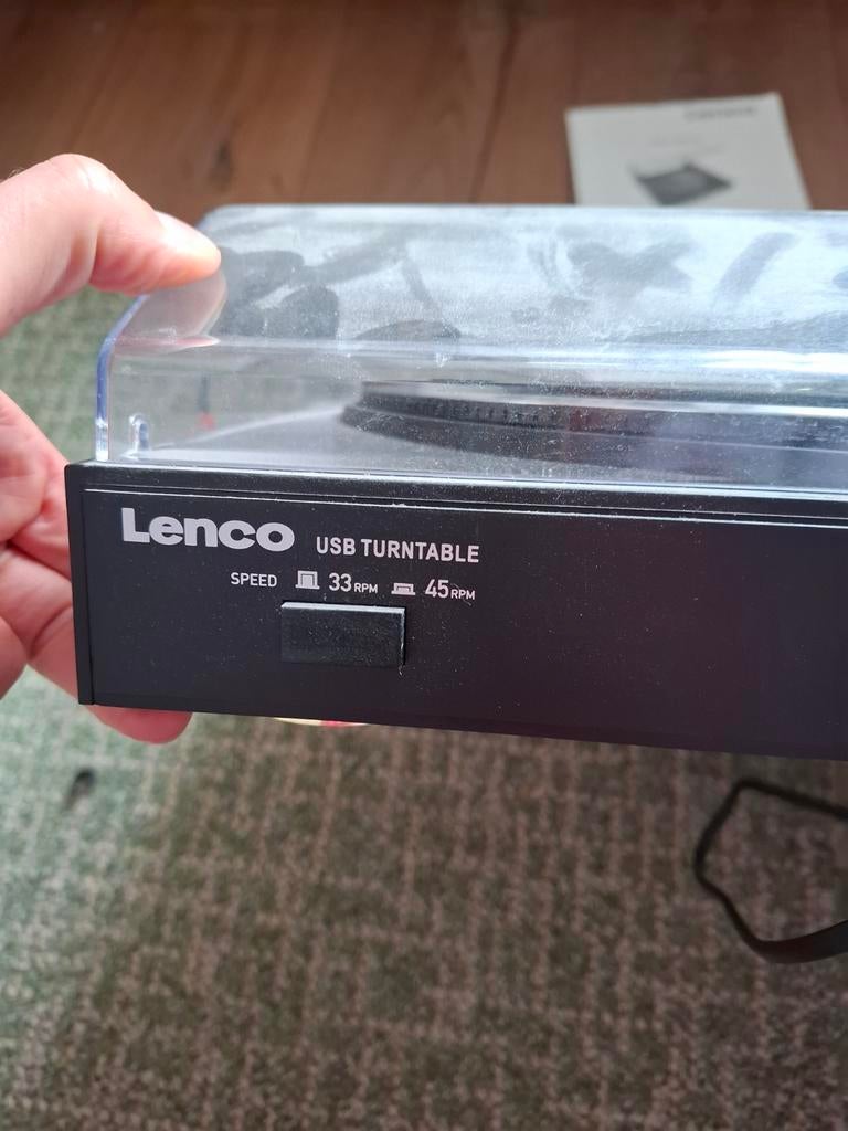 Lenco L-3867USB Platenspeler - Werkt niet goed, Audio, Tv en Foto, Platenspelers, Niet werkend, Platenspeler, Overige merken, USB-aansluiting