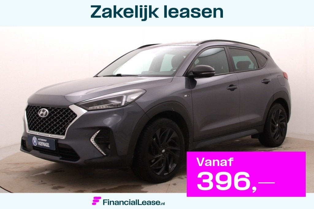 Hyundai Tucson 1.6 T-GDI N-Line | Automaat | Cruise control, Gebruikt, 4 cilinders, Leder en Stof, Automatische klimaatregeling