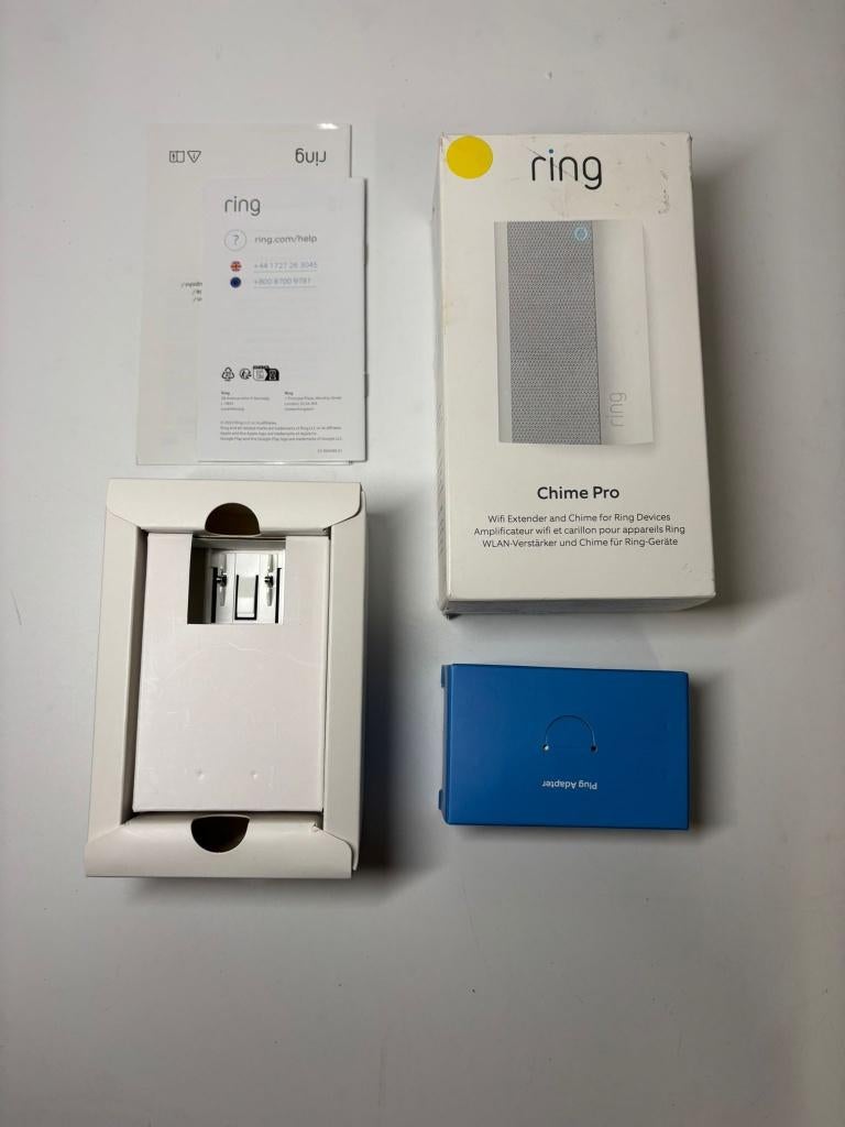 ring Chime Pro – Wifi Versterker + Deurbel Gong, Huis en Inrichting, Deurbellen, Ophalen of Verzenden, Zo goed als nieuw