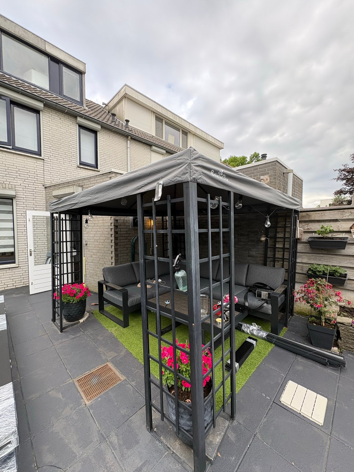 Stijlvol Paviljoen voor Tuin of Terras, Tuin en Terras, Partytenten, Ophalen, Gebruikt, Minder dan 4 meter, Paviljoen
