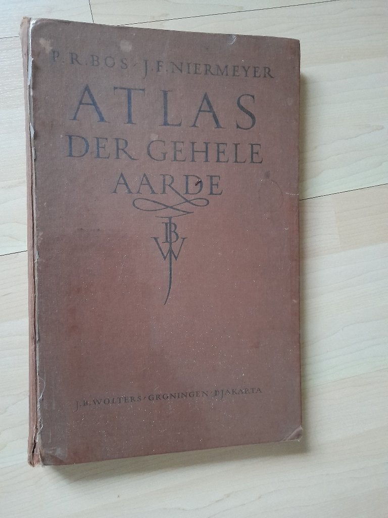 ATLAS DER GEHELE AARDE PR Bos en JF Niermeyer, Boeken, Gelezen, Overige atlassen, Ophalen of Verzenden, 1800 tot 2000