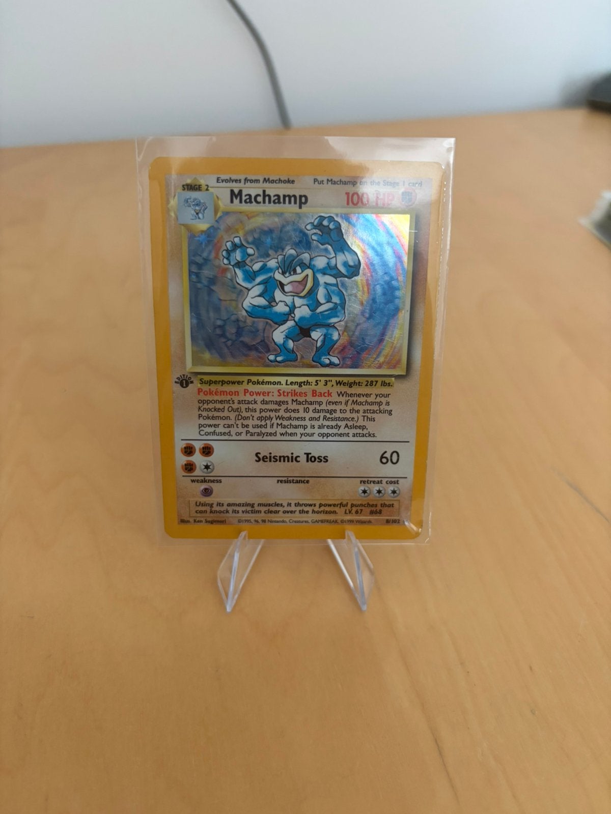 Machamp 1st edition #8, Ophalen, Zo goed als nieuw