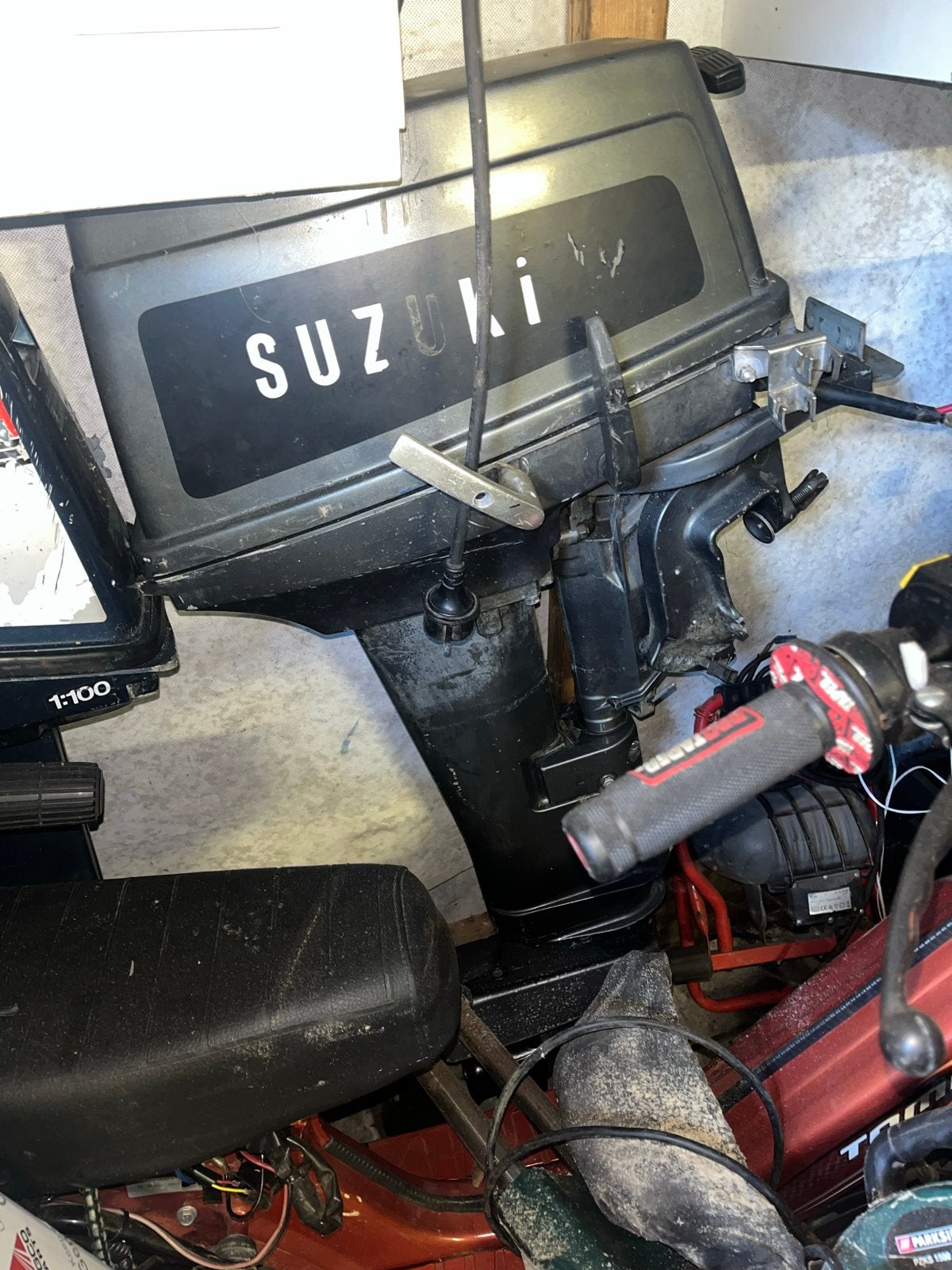 Suzuki buitenboordmotor 15 pk met afstandsbediening, Ophalen, Gebruikt, Motor en Techniek, Motorboot