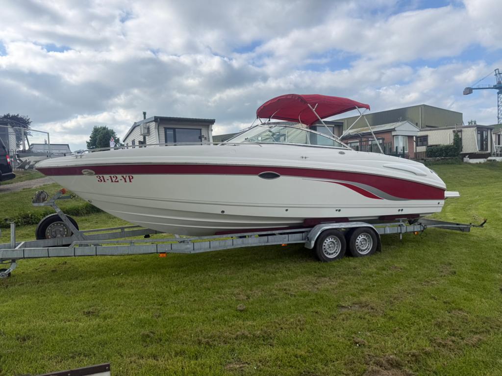 Chaparral 260 SSI V8 Speedboot bowrider incl Vlemmix trailer, Watersport en Boten, Speedboten, Ophalen, Overige merken, Gebruikt