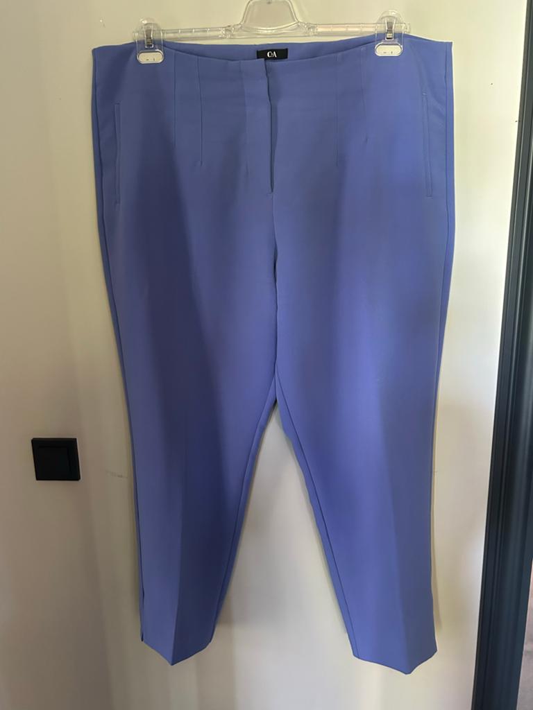 C&A Damespantalon Maat 46 Lavendelblauw, Overige kleuren, Maat 46/48 (XL) of groter, Ophalen of Verzenden, Zo goed als nieuw