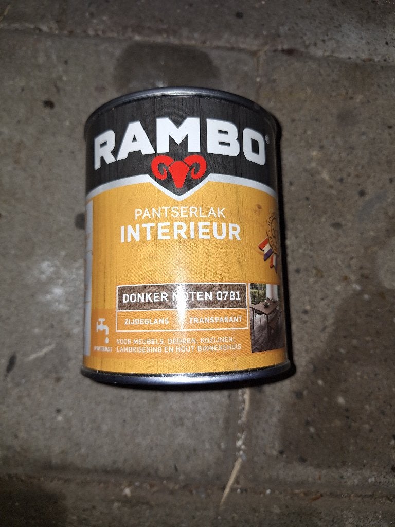 Rambo Pantserlak interieur Noten, Overige kleuren, Ophalen of Verzenden, Zo goed als nieuw, Lak
