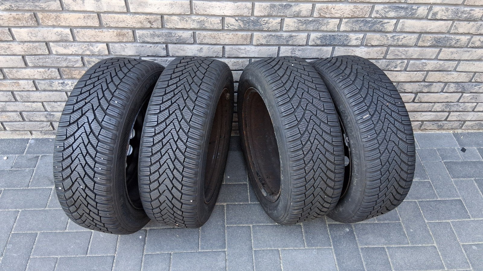 Continental WinterContact 205/55 R16 H Winterbanden, Gebruikt, 16 inch, Band(en), 205 mm
