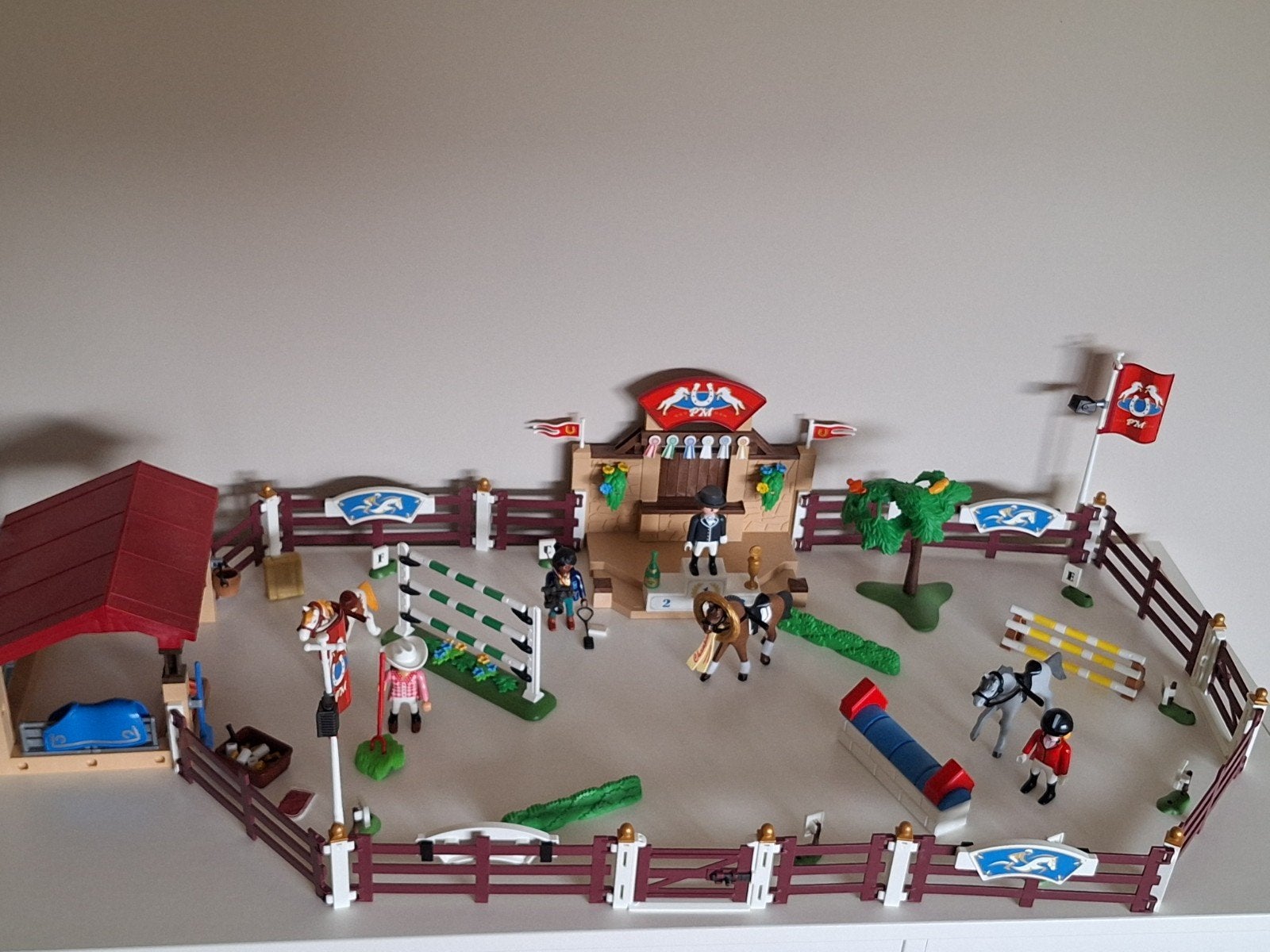 Playmobil Paardrijden Wedstrijd Set 70337 - Zeer Goede Staat, Ophalen of Verzenden, Zo goed als nieuw, Complete set