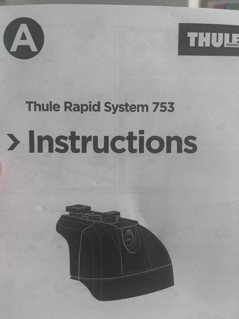 Te Koop: Dakdragers Thule Rapid System 753, Auto diversen, Ophalen, Zo goed als nieuw
