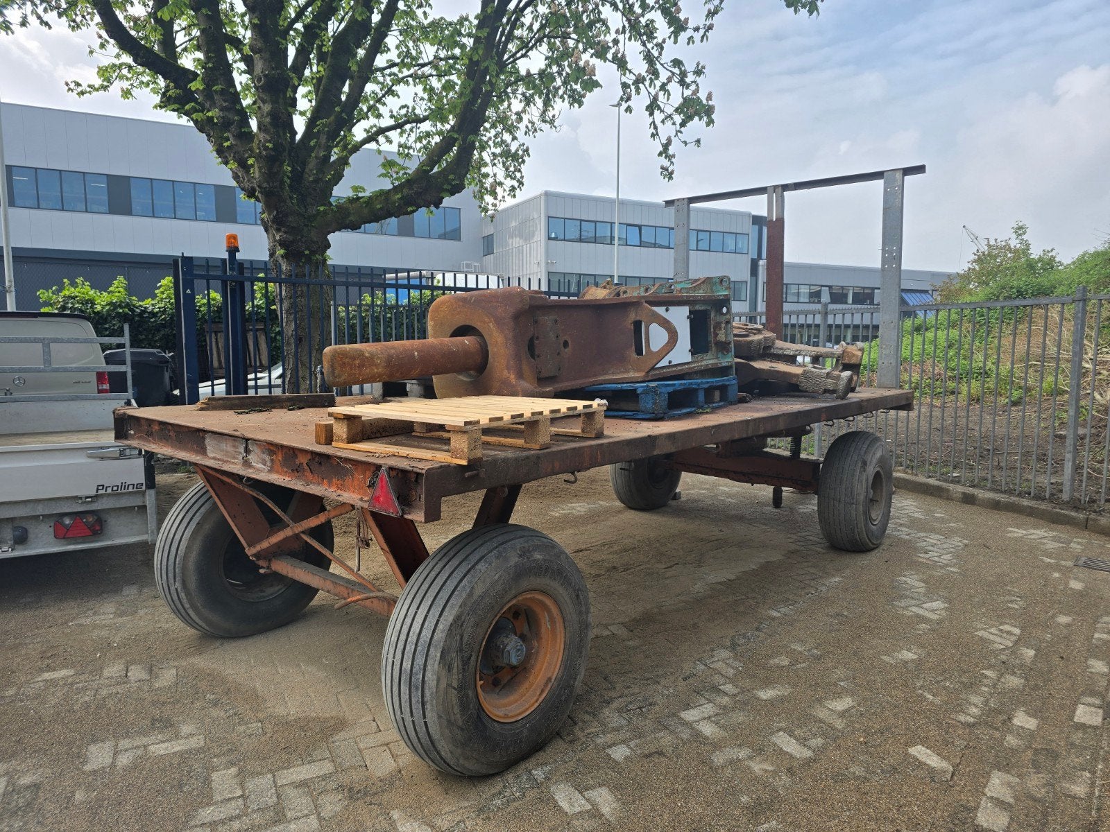plattewagen / schamel balenwagen, Ophalen of Verzenden
