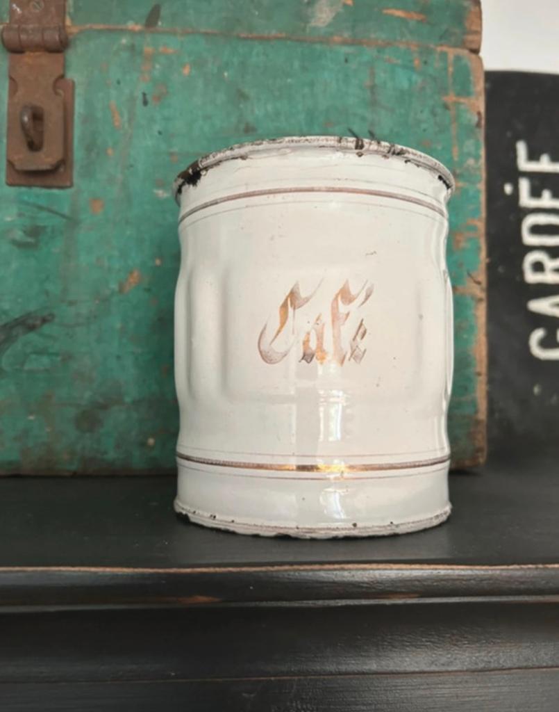 Franse emaille cafe pot, Ophalen of Verzenden