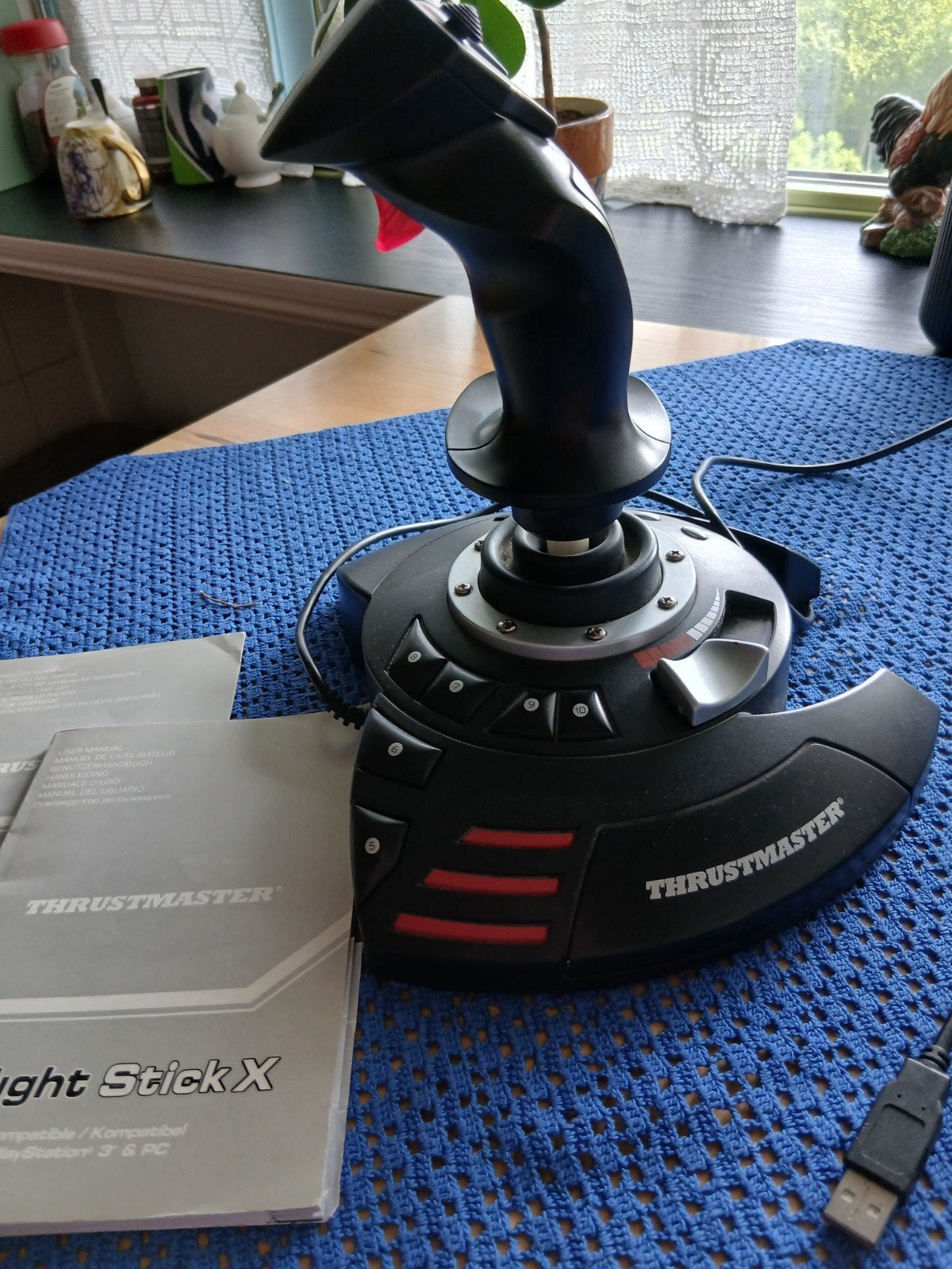 Thrustmaster T.Flight Stick X Joystick voor PC/PS3, Gebruikt, Ophalen of Verzenden, Thrustmaster, PC
