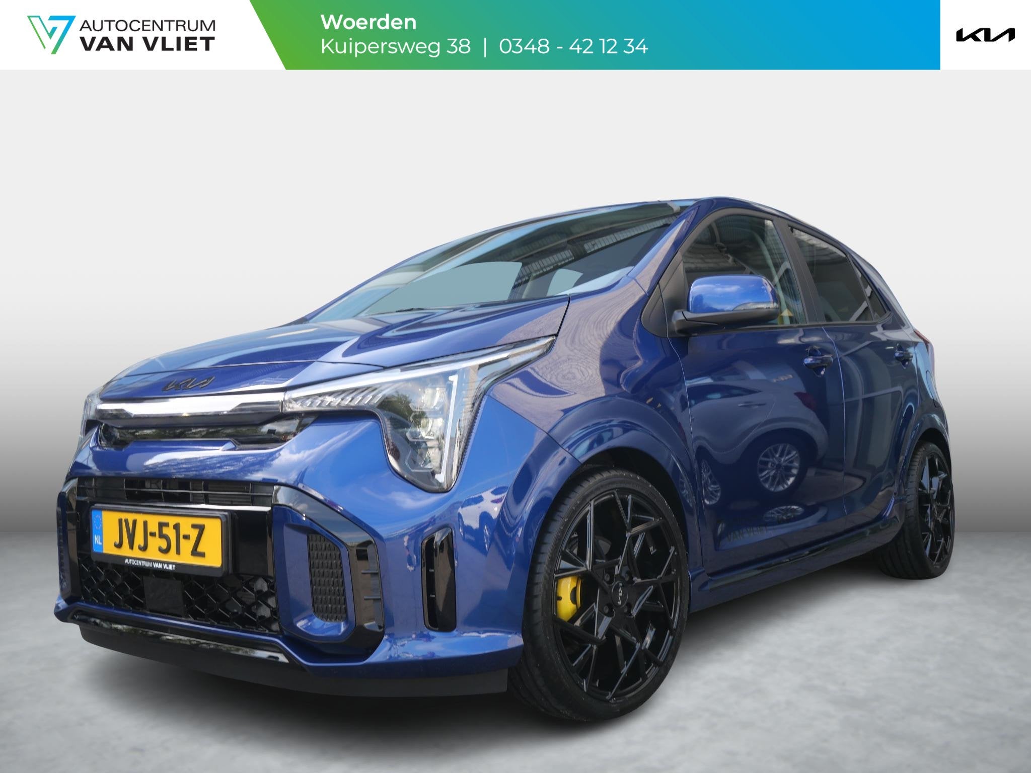 Kia Picanto 1.0 GDi GT-Line Custom | Yellow Pack | Mooiste P, Voorwielaandrijving, 12 maanden, Euro 6, 68 pk
