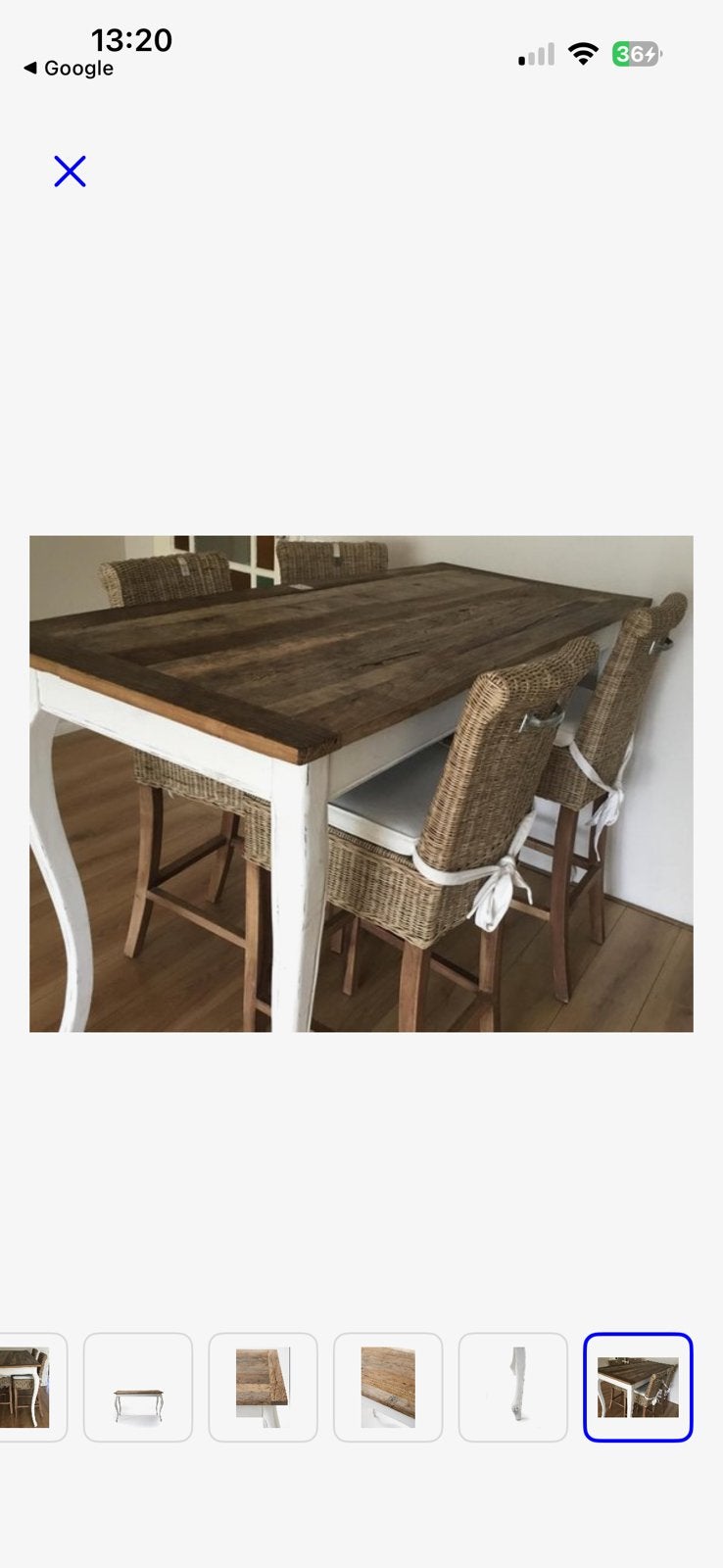 GEZOCHT; bartafel driftwood riviera maison, Ophalen of Verzenden, Zo goed als nieuw
