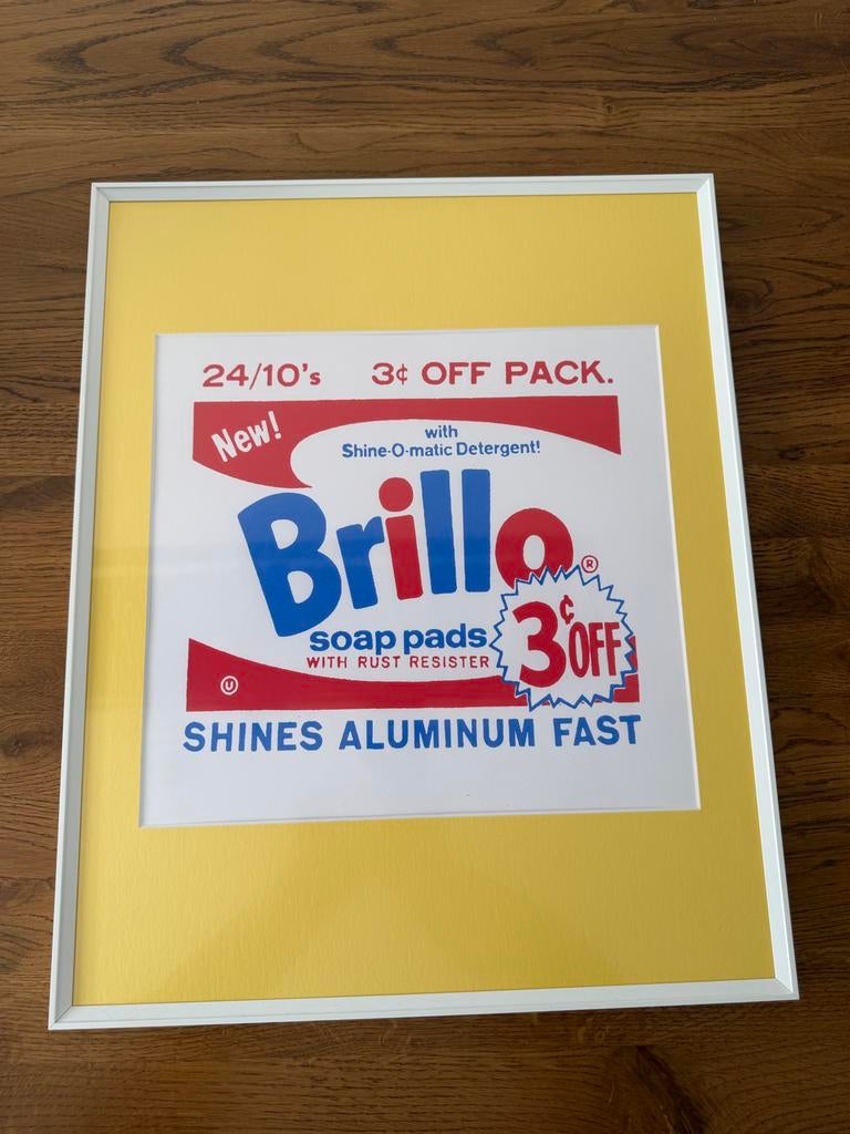 Brillo pop-art kunstwerk - Andy Warhol - 1964, Antiek en Kunst, Ophalen of Verzenden