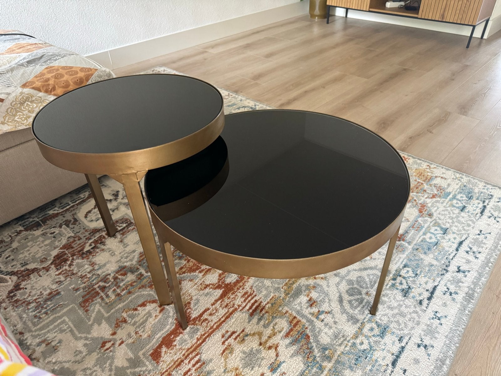 [Sale] Coffee table set, 60cm and 45cm dia, Ophalen, 50 – 75, Rond, 50 tot 100 cm