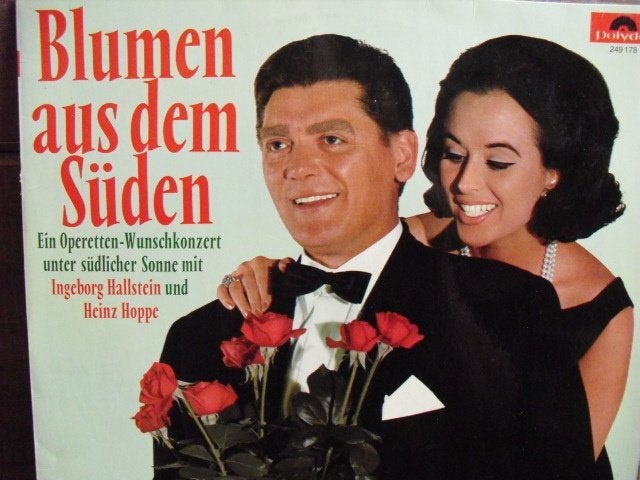 Ingeborg Hallstein en Heinz Hoppe "Blumen aus dem Süden" LP, LP, Gebruikt, Ophalen of Verzenden, Romantiek