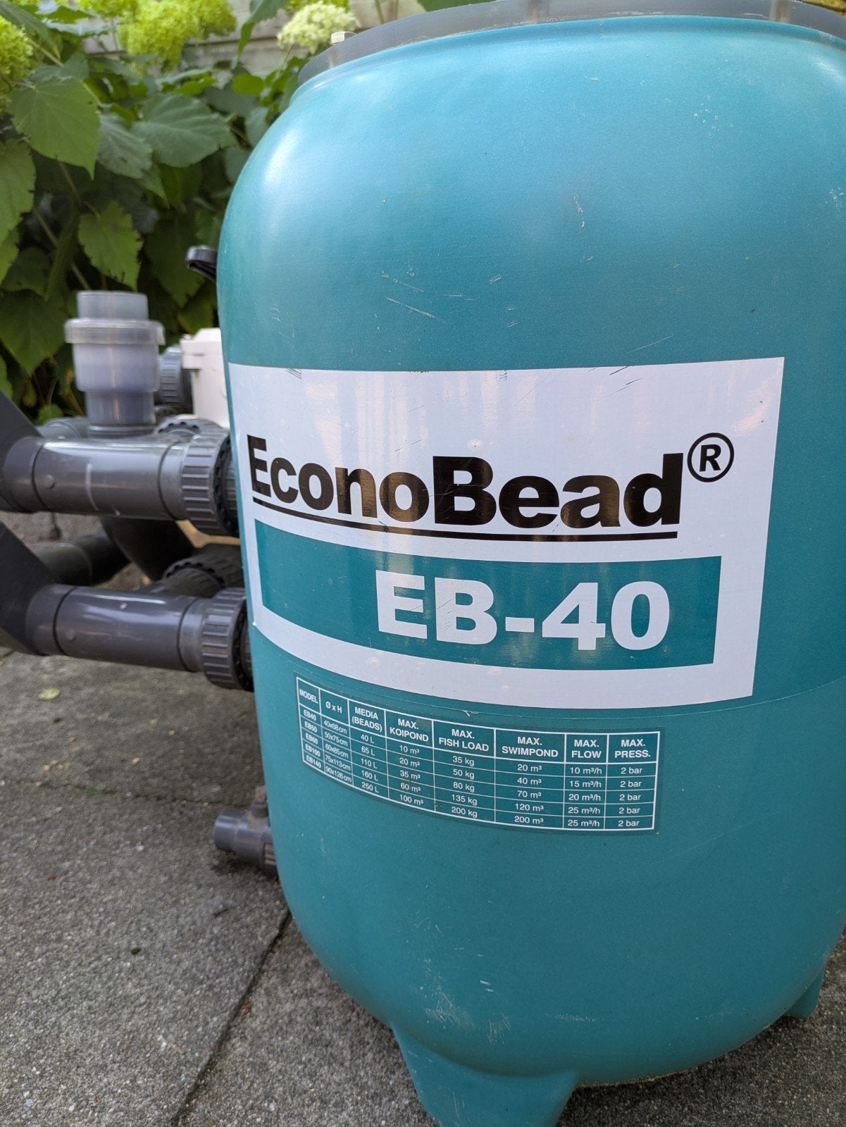 Econobead filter EB-40 met Blower en AirPump, Dieren en Toebehoren, Ophalen