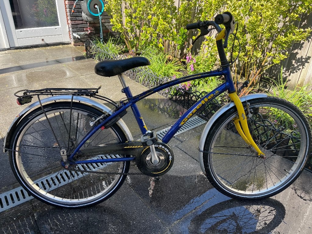 Gazelle fiets, Fietsen en Brommers, Fietsen | Jongens, 22 inch, Gebruikt, Ophalen of Verzenden, Handrem