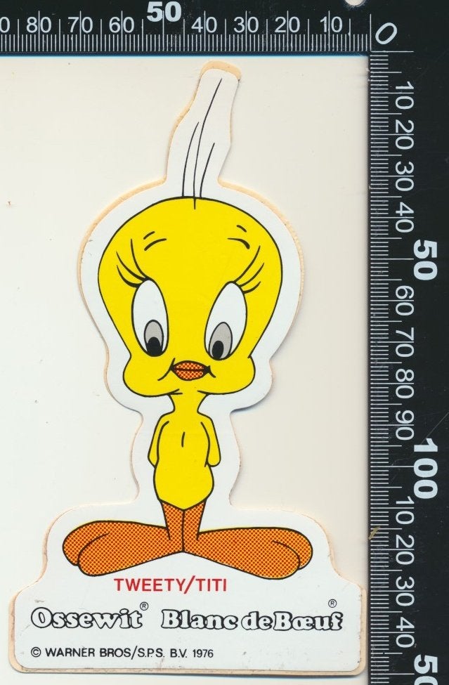 Sticker: Ossewit - Tweety, Ophalen of Verzenden, Zo goed als nieuw, Strip of Tekenfilm