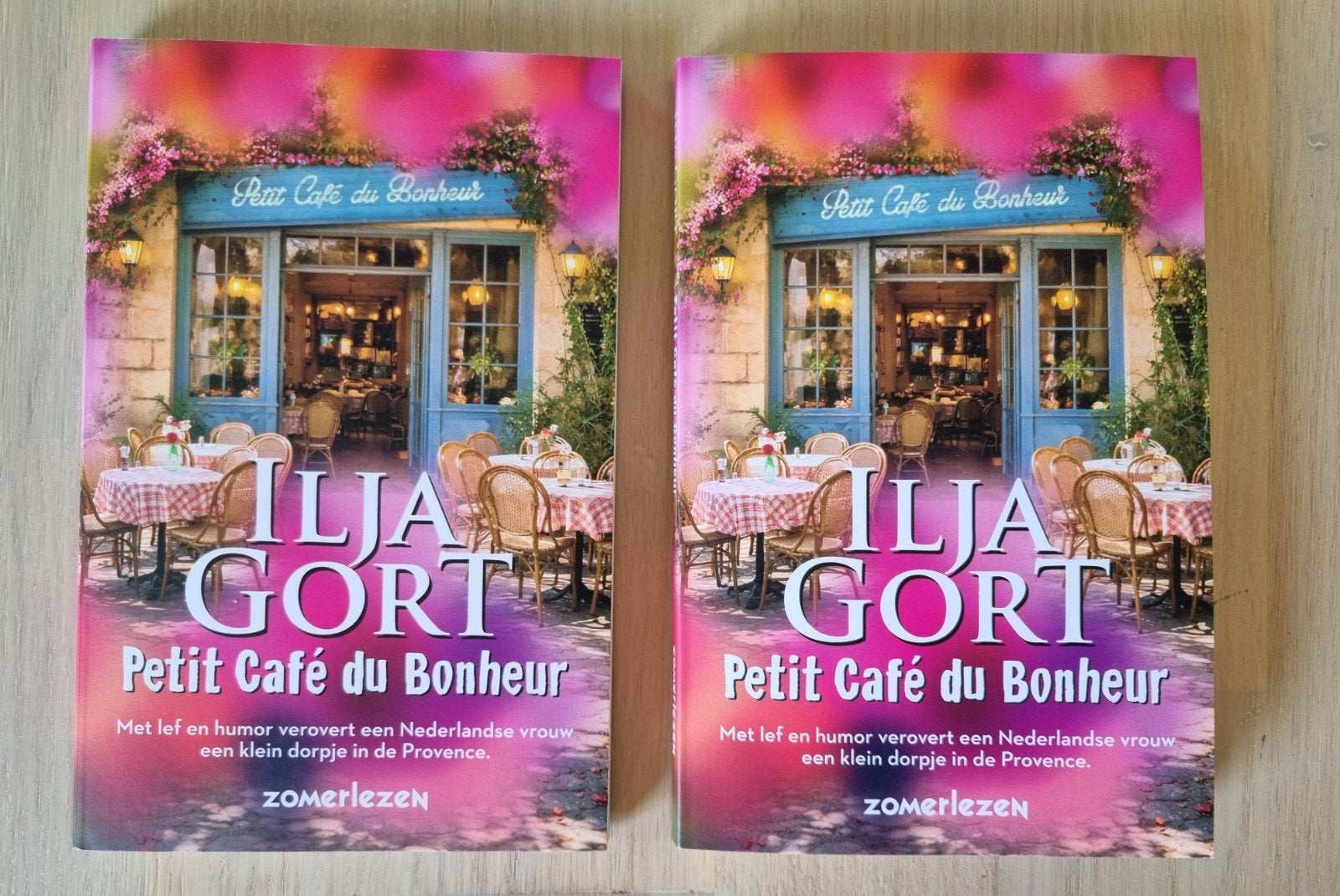 Ilja Gort - Petit Café du Bonheur (2 exemplaren), Ophalen of Verzenden, Zo goed als nieuw, Ilja Gort, Nederland