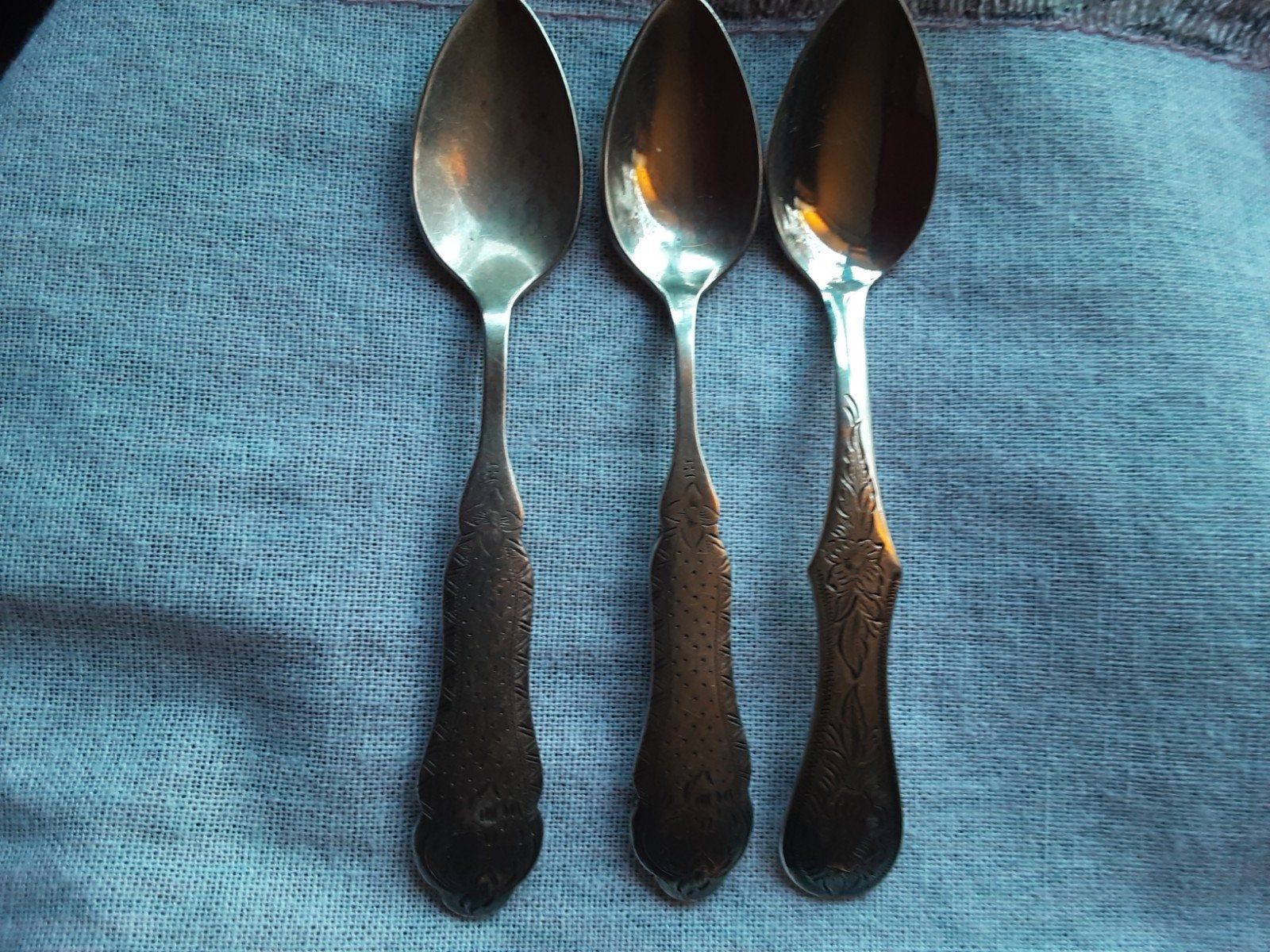 Set van 3 Antieke Lepels - Sola 100, Verzenden