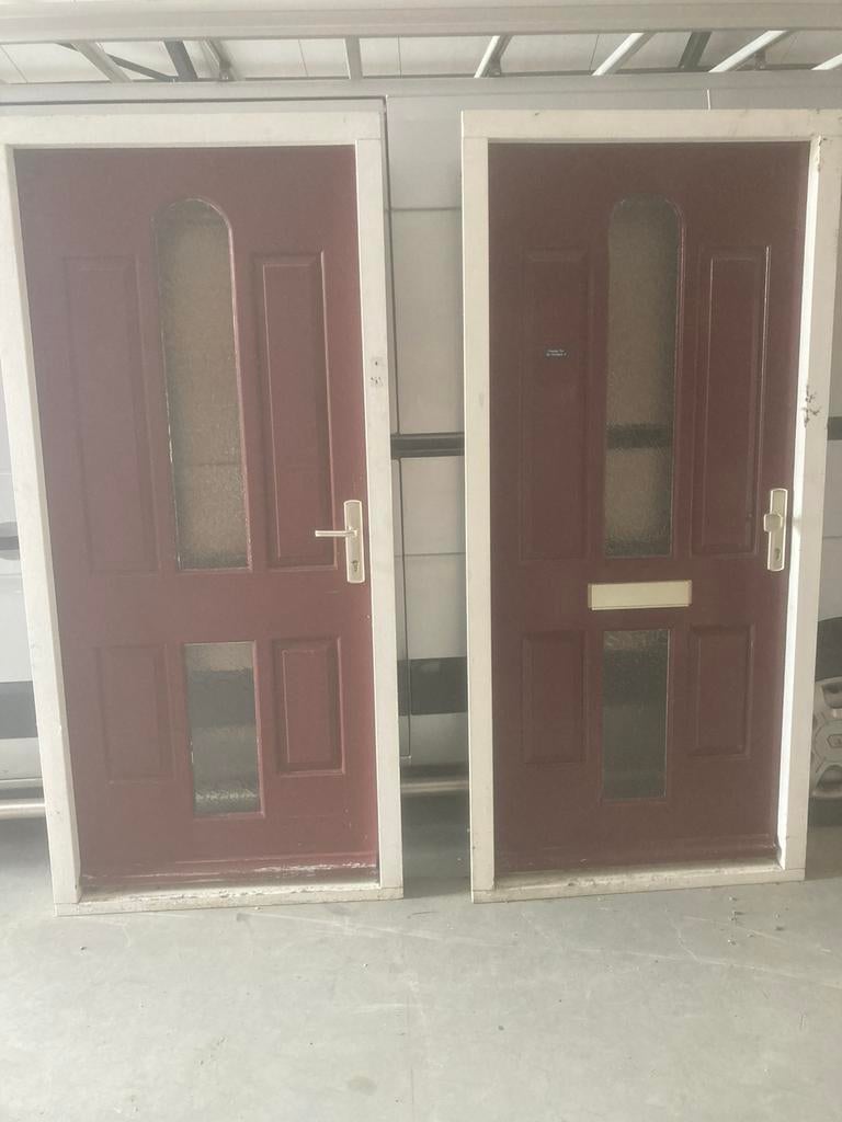 Hardhouten voordeur met kozijn 1035*2230, Ophalen, Minder dan 3 meter, Zo goed als nieuw, H