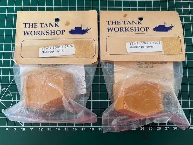 TWS	3002 3003	Resin turret T34/76, Verzenden, Nieuw, 1:50 of kleiner