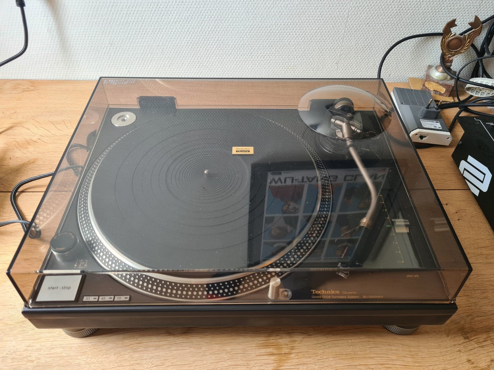 Technics SL1200 MK4 Platenspeler + Audio Technica AT15Ea, Audio, Tv en Foto, Platenspelers, Pitch-regelaar, Ophalen of Verzenden