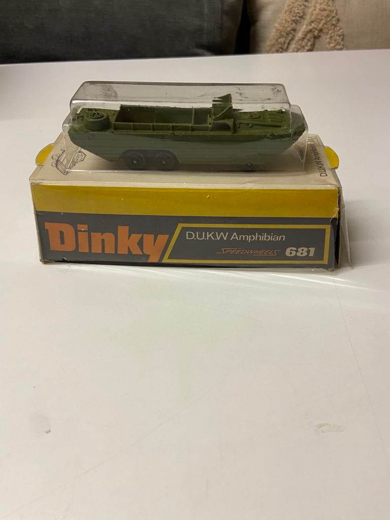 Dinky militair 681 dukw amphibian, Ophalen of Verzenden, Zo goed als nieuw, Dinky Toys