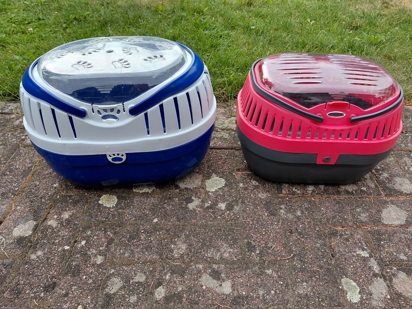 2 transportboxen (reismand) voor cavia of klein konijn., Ophalen, Zo goed als nieuw
