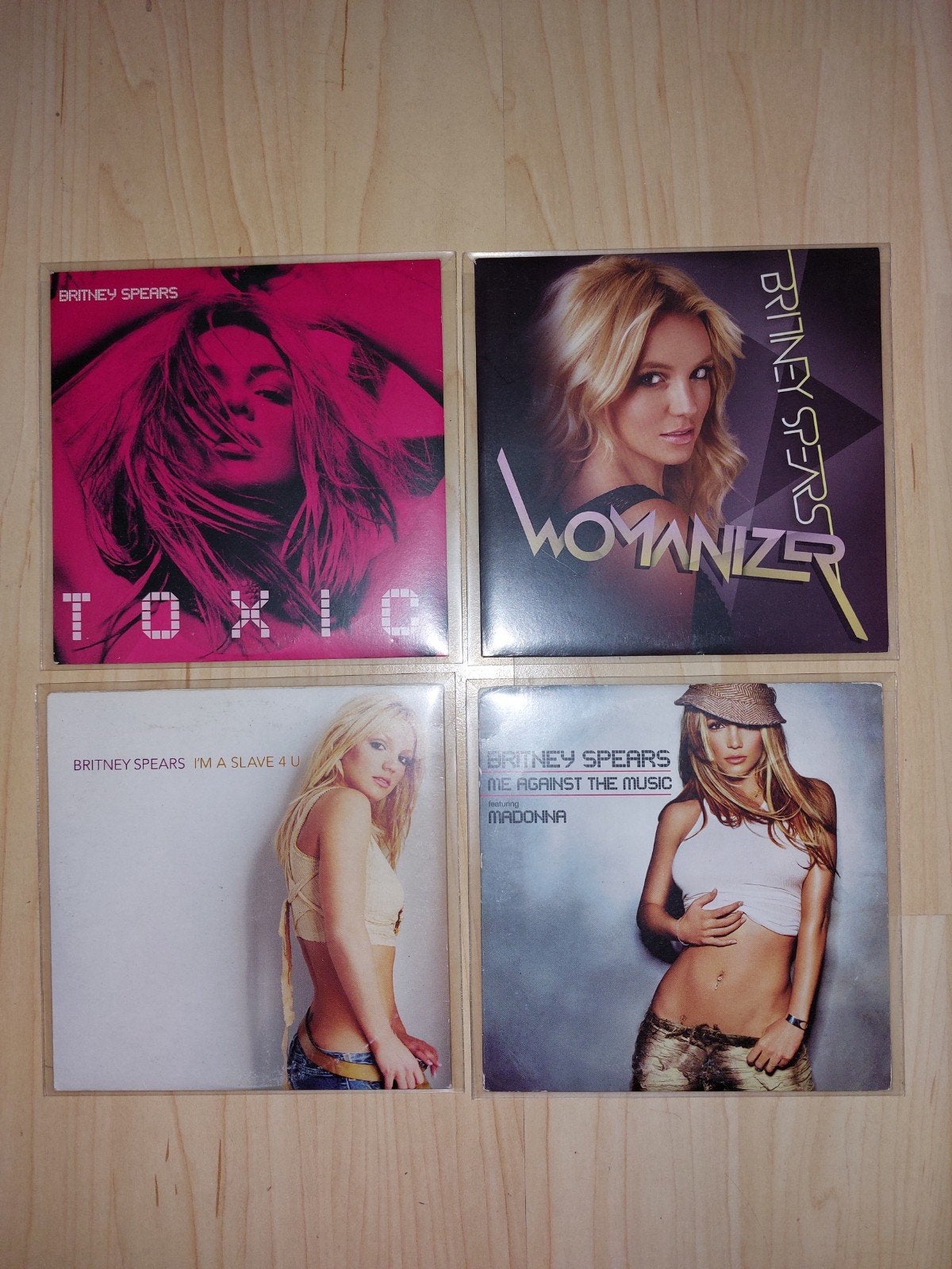 britney spears cd singles madonna cardboard cardsleeve, Verzenden