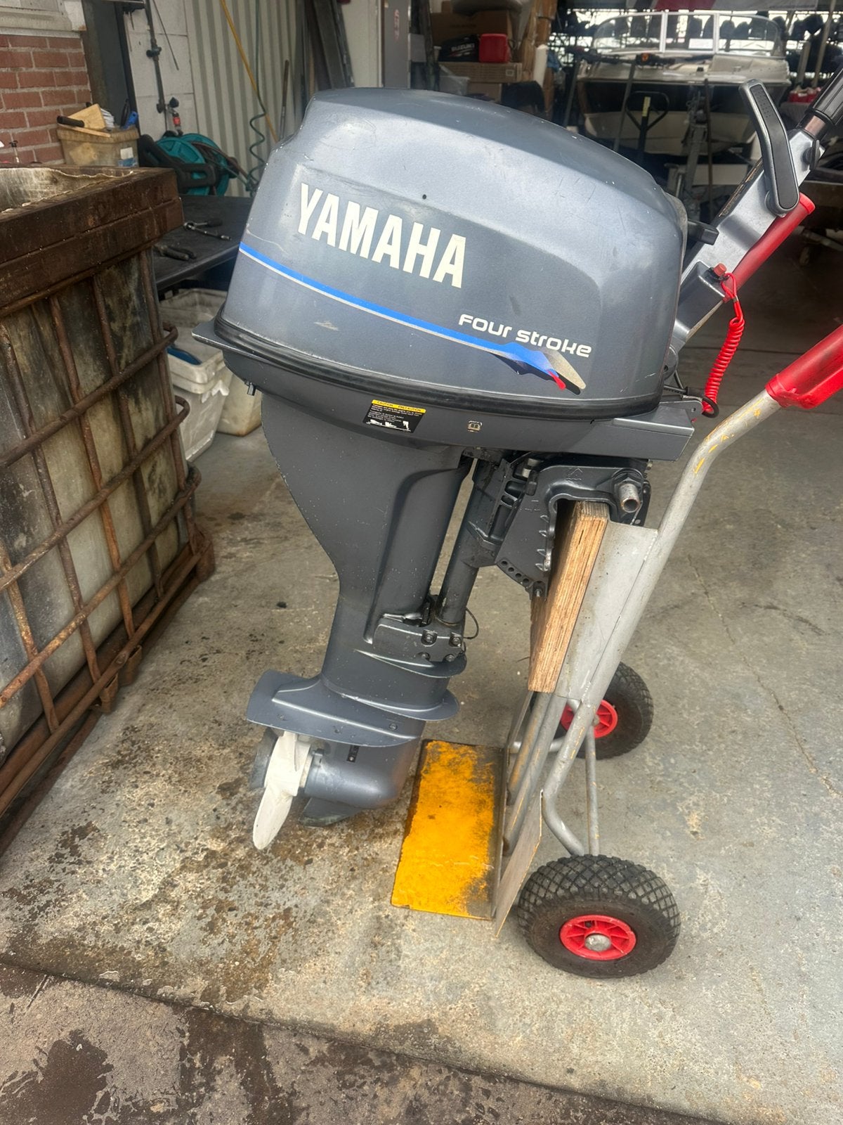 Nette yamaha 9.9 pk 4 takt, langstaart high trust, Ophalen, Gebruikt, 5 tot 10 pk, Yamaha@gmail.com