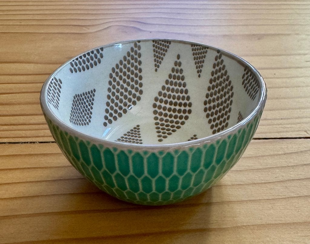 Inari Schaaltje / Bakje decoratief - Turquoise Wit, Ophalen of Verzenden, Nieuw, Overige stijlen, Schaal of Schalen