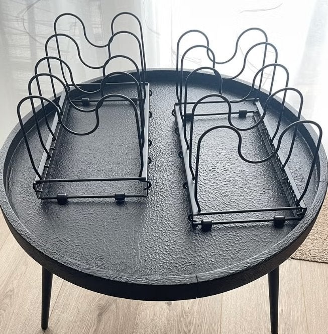 Te koop bordenrek., Ophalen, Bordenrek, Nieuw, Zwart