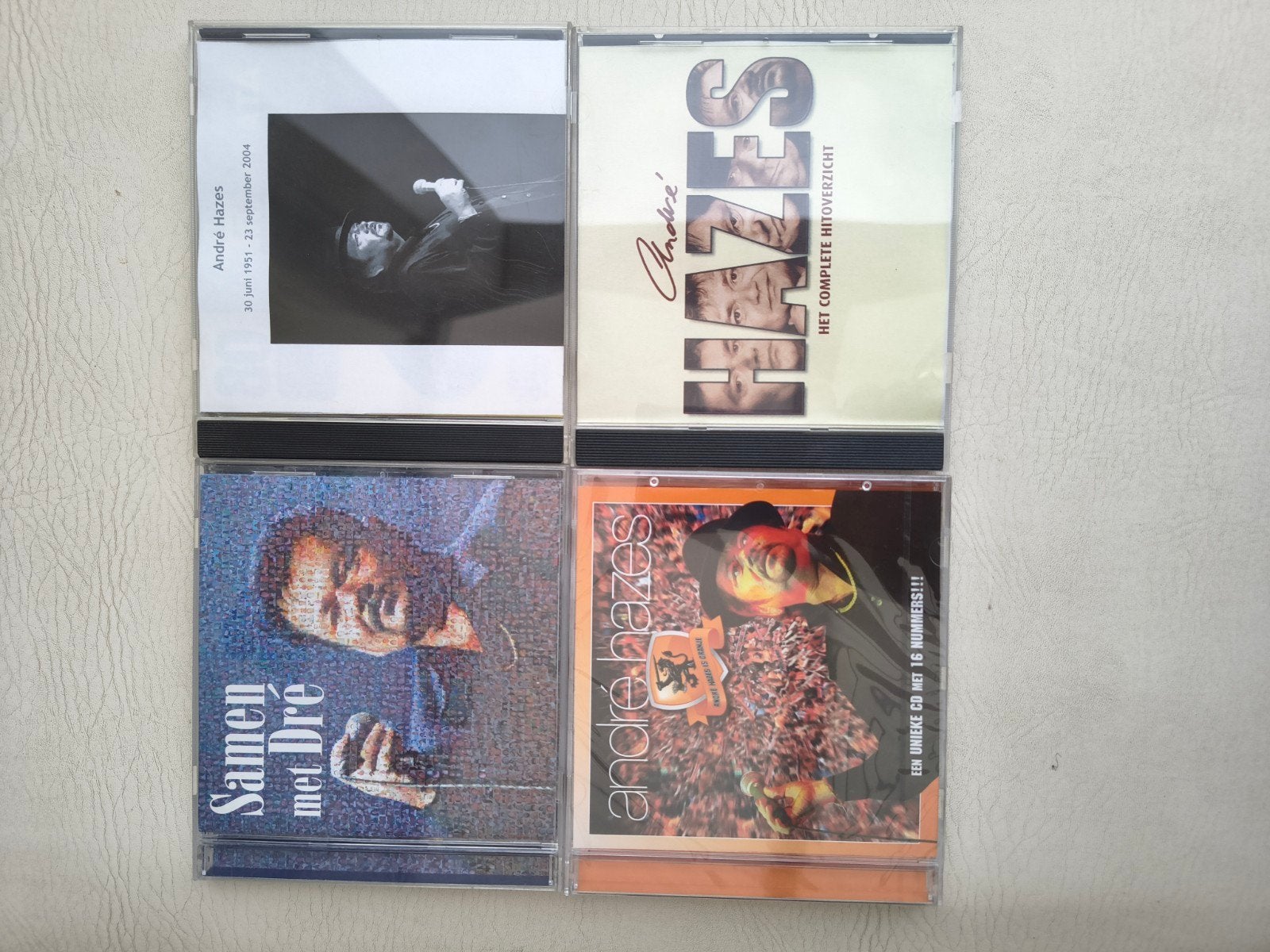 André Hazes CD Collectie: 4 Albums, Inclusief Hitoverzicht, Gebruikt, Ophalen of Verzenden, Levenslied of Smartlap, Verzamelalbum