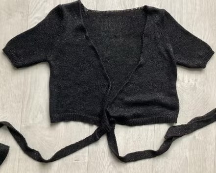 zwarte bolero/ kort vestje maat XL, Ophalen of Verzenden, Zo goed als nieuw, Maat 46/48 (XL) of groter, Zwart
