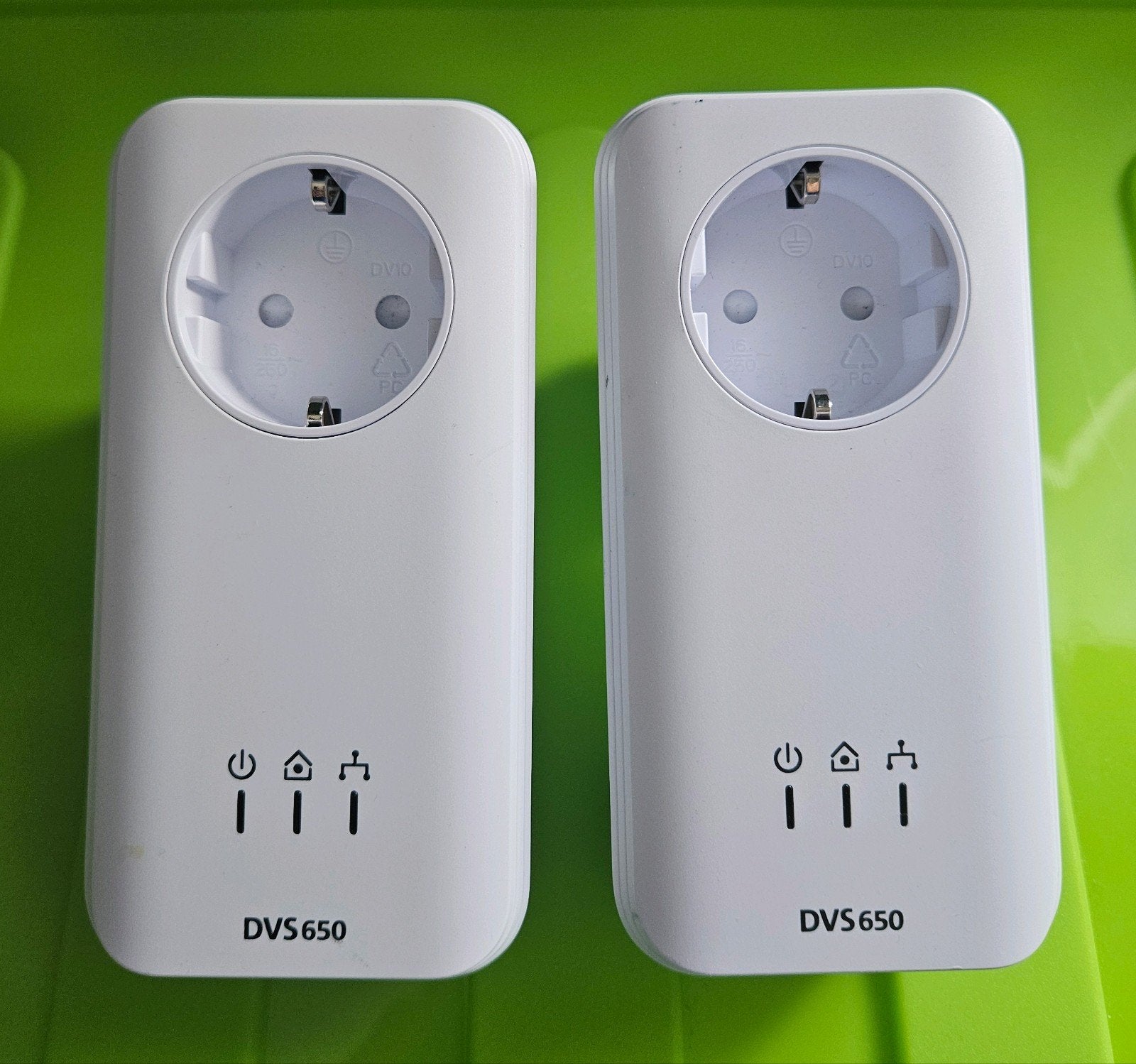 Devolo DVS 650 Powerline Adapters (2 stuks), Ophalen of Verzenden, Gebruikt