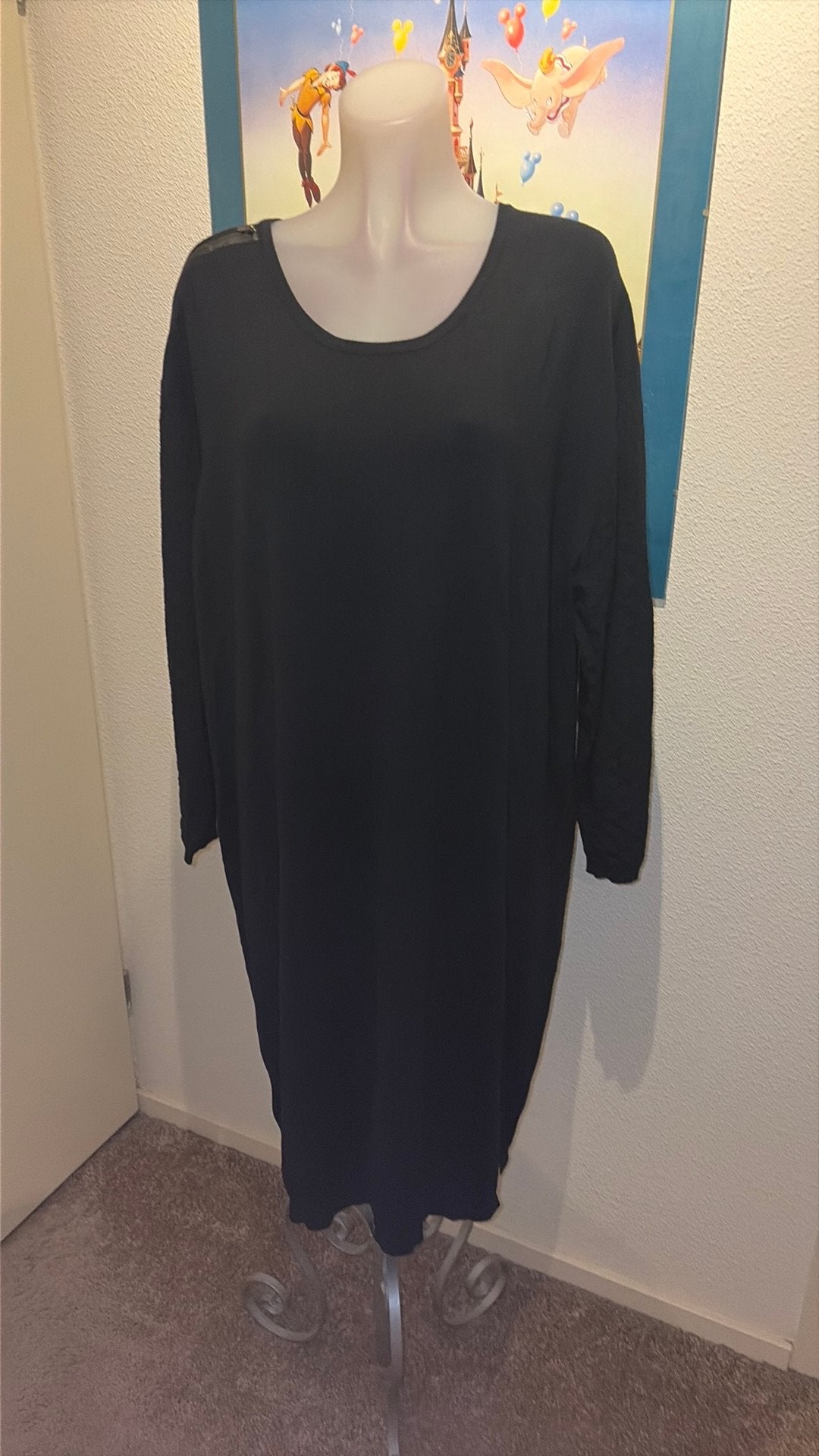 Nieuw zwarte jurk maat 46/48 merk Adia Fashion, Kleding | Dames, Ophalen of Verzenden, Nieuw, Zwart, Jurk