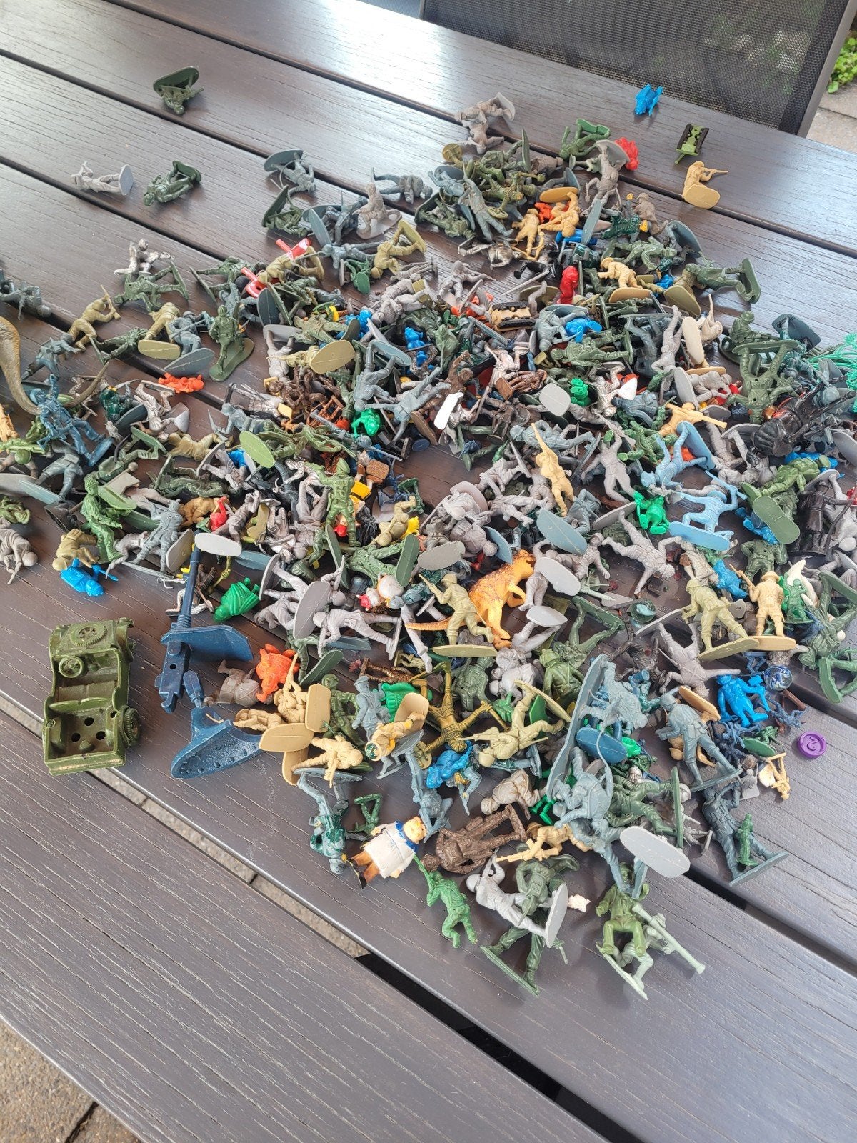 Grote verzameling plastic soldaatjes, Kinderen en Baby's, Speelgoed | Actiefiguren, Ophalen, Gebruikt